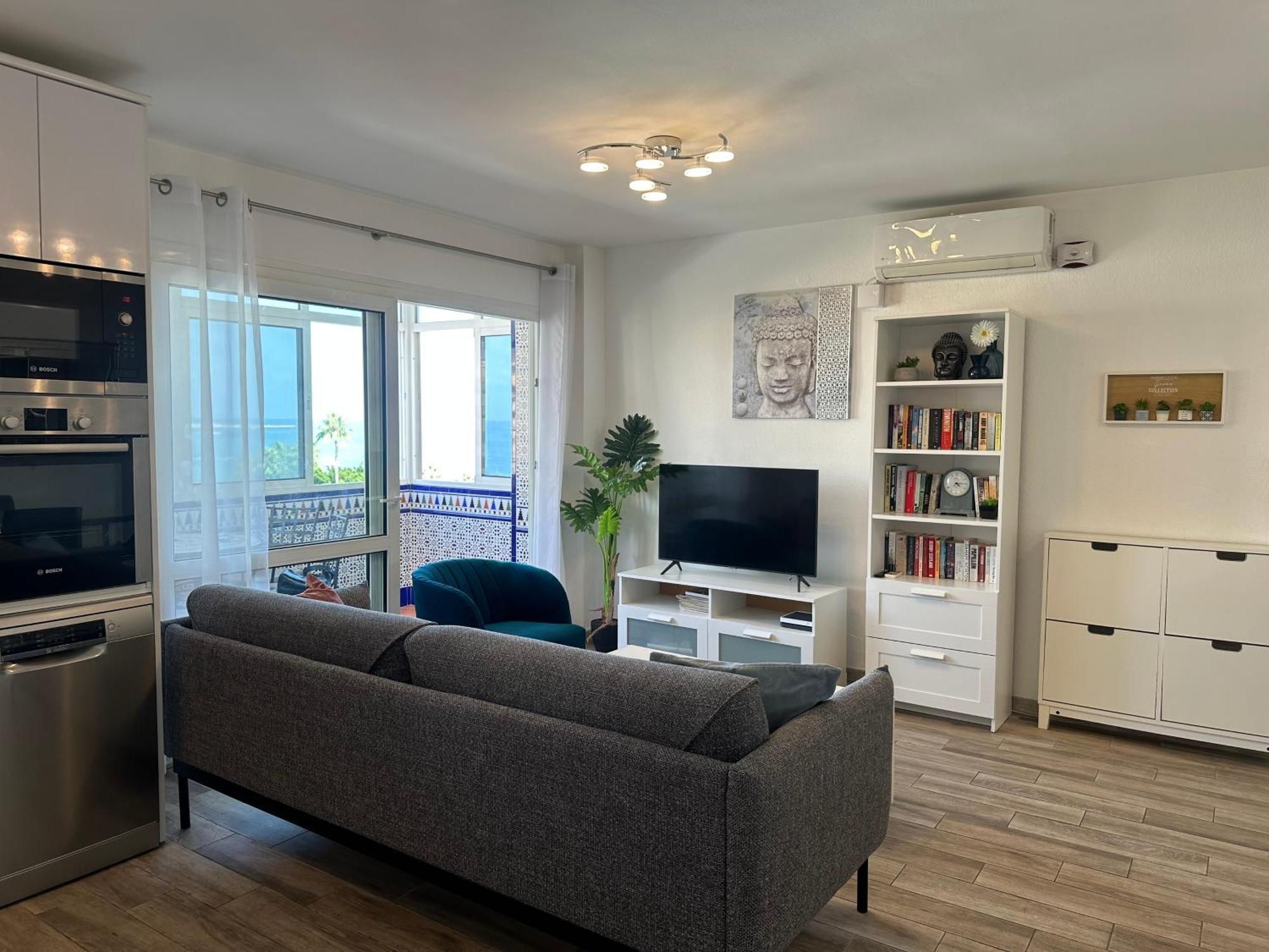 Luxury Beachfront Apartment In Benalmadena Costa Ngoại thất bức ảnh